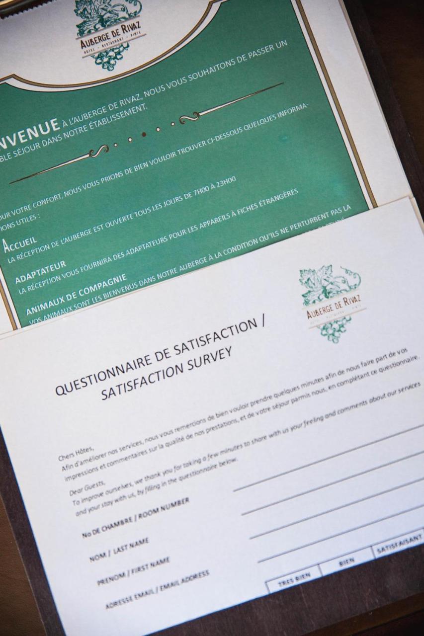 Auberge De Rivaz Екстериор снимка